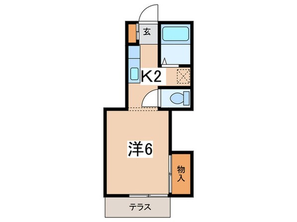 スカイハイツの物件間取画像